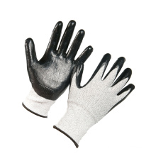 5 Level Cut-Resistant Nitrile Palm Coated Gloves